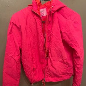 Pink bomber jacket